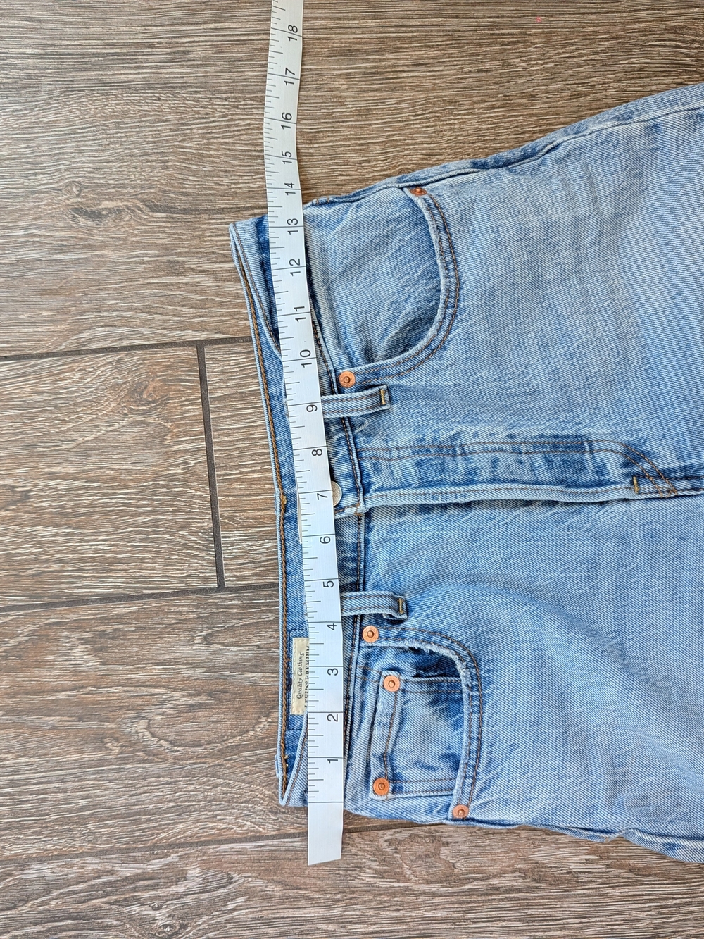 Levi's Ribcage Straight Ankle Jean Size 26 Light Vintage Wash Button Fly Rigid - Picture 6 of 8